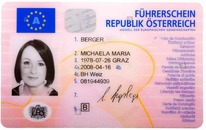 Österreichischer Führerschein der Klasse B online kaufen